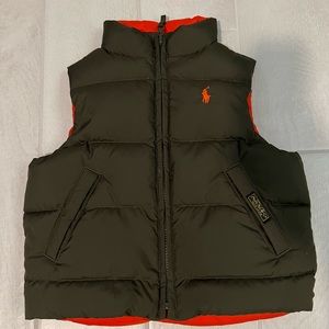 Kids Polo Ralph Lauren reversible puffer vest